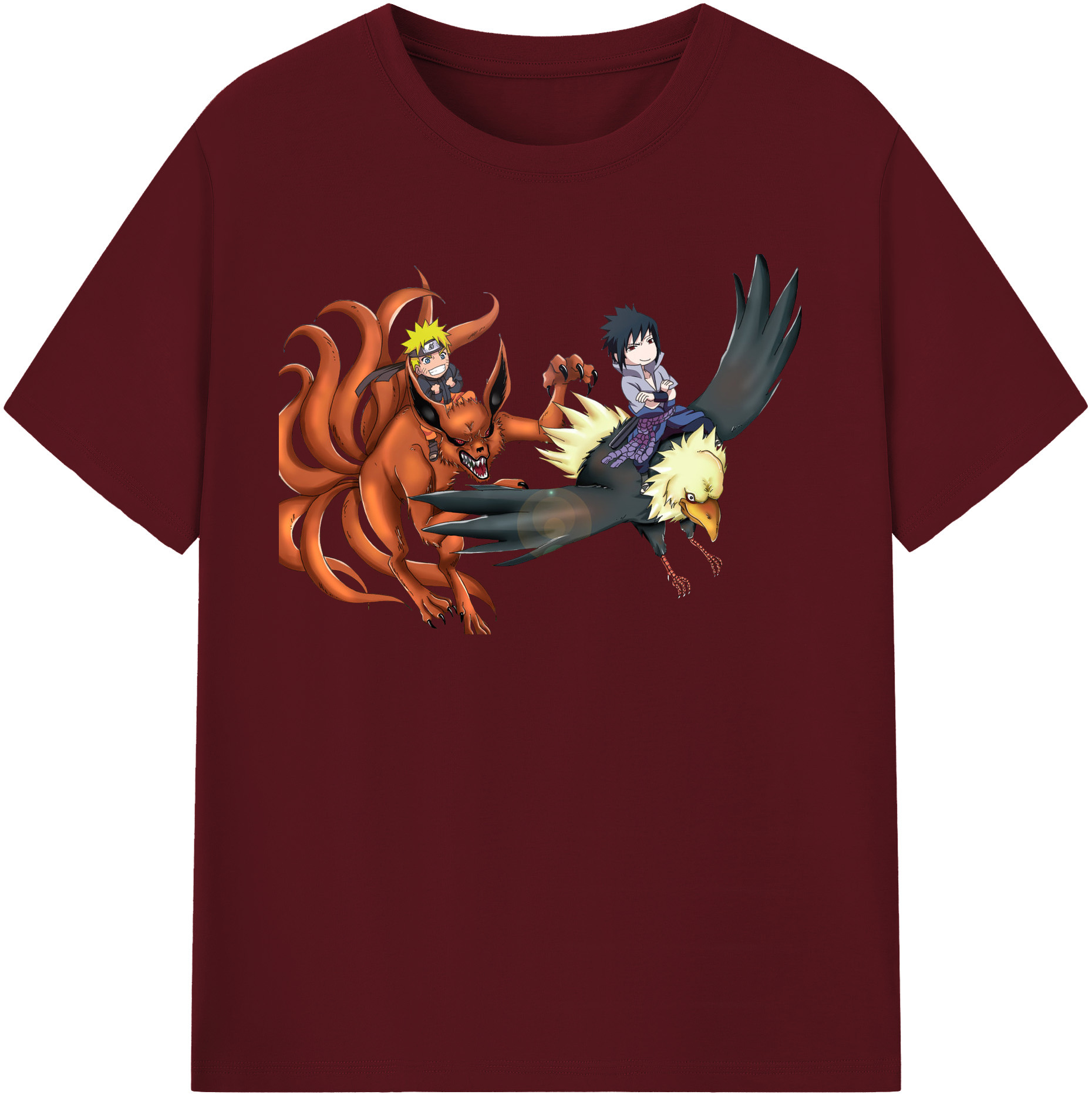 （画像用） NARUTO -ナルト- うずまき ナルト Uzumaki Naruto 綿100％半袖Tシャツ（フロントプリント）